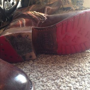 Bed Stu Glaye cognac boots size 8.5